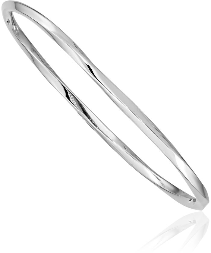 925 Sterling Silver 3.50mm Bangle Bracelet