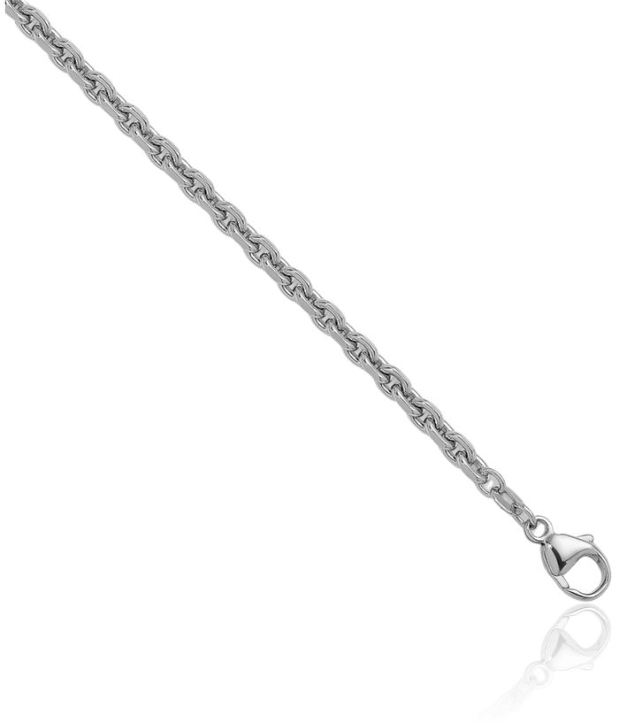 925 Sterling Silver 3.6mm Cable Rolo Link Chain Belcher Necklace