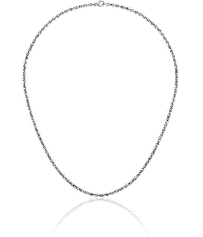 925 Sterling Silver 3.6mm Cable Rolo Link Chain Belcher Necklace