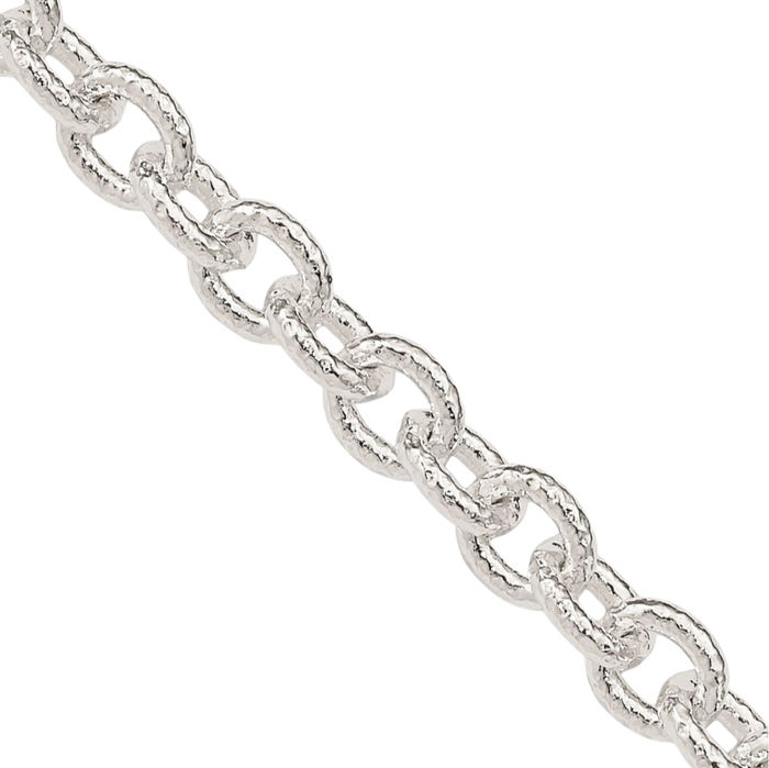 925 Sterling Silver 3.75mm Cable Rolo Link Chain Belcher Necklace