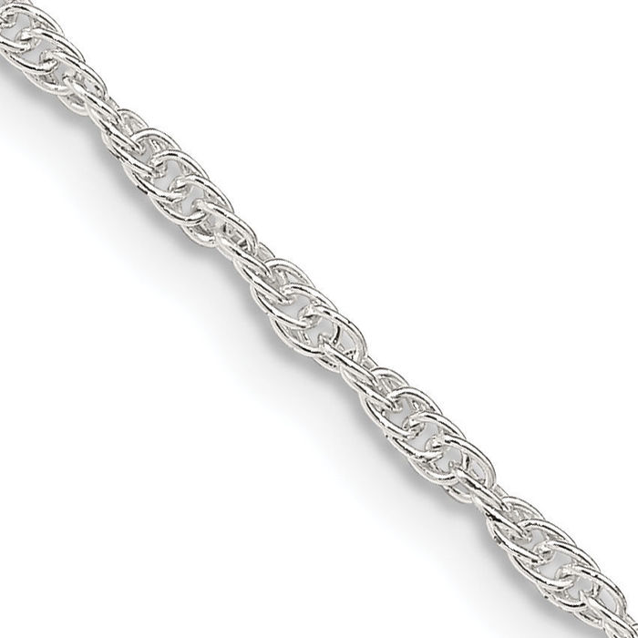 925 Sterling Silver 3.8mm Rope Chain Twisted Link Necklace