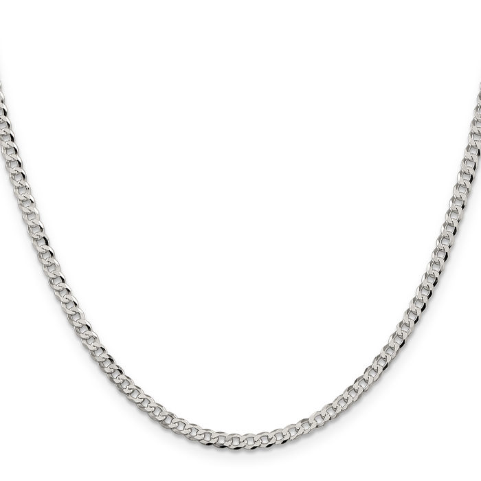 2.3MM Figaro Chain .925 Solid Sterling Silver popular Size 16