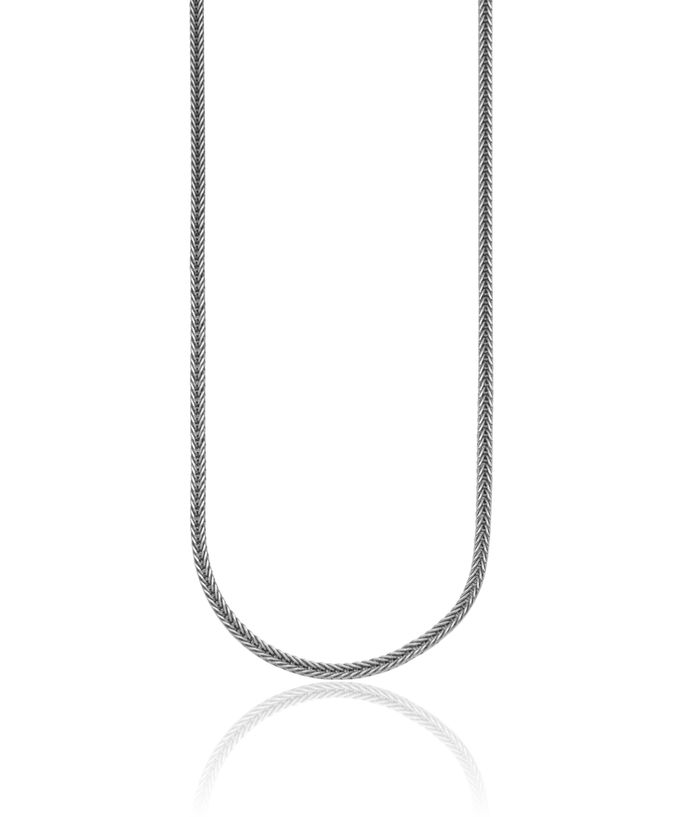 925 Sterling Silver 3mm Franco Link Chain Necklace