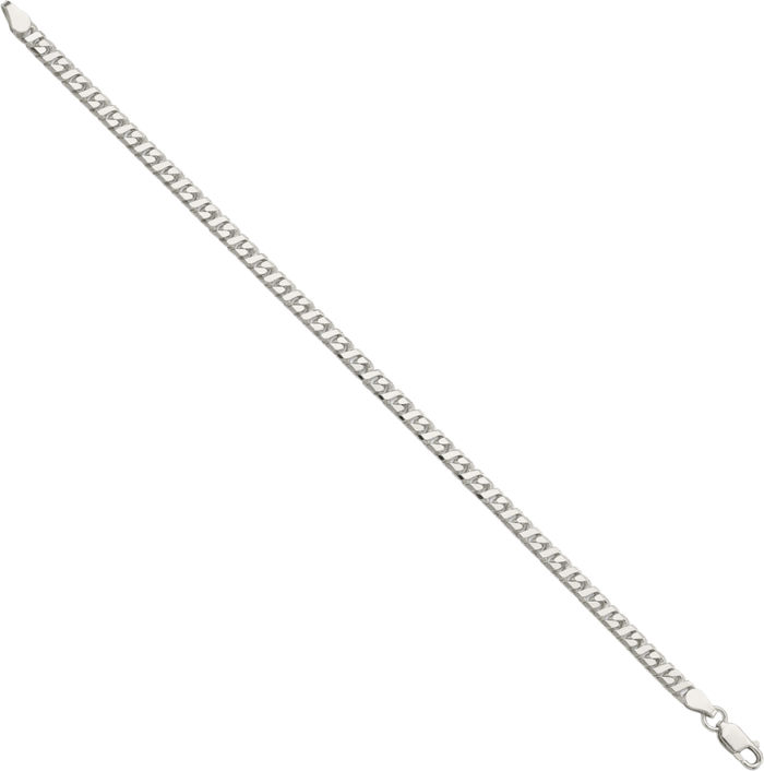 925 Sterling Silver 4.25mm Link Chain Bracelet