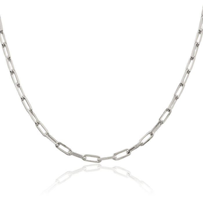 925 Sterling Silver 4.25mm Link Chain Necklace