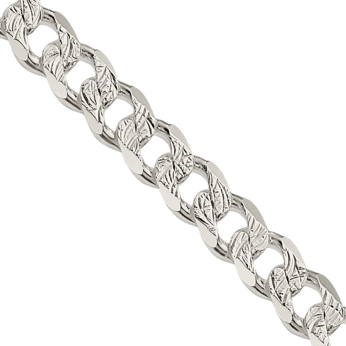 925 Sterling Silver 4.5mm Curb Link Chain Necklace