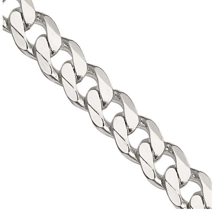 925 Sterling Silver 4.5mm Curb Link Chain Necklace