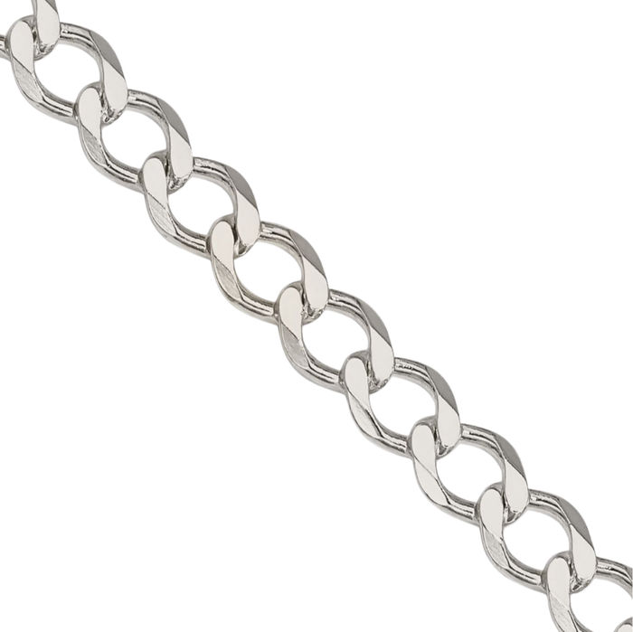 925 Sterling Silver 4.5mm Curb Link Chain Necklace