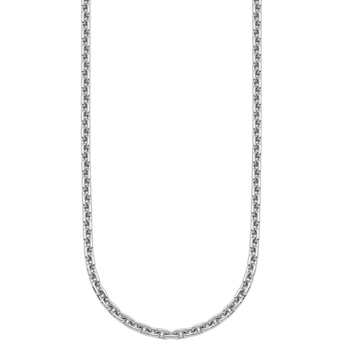 925 Sterling Silver 4mm Cable Rolo Link Chain Belcher Necklace