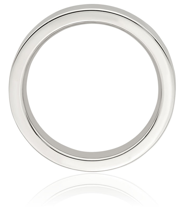 925 Sterling Silver 4mm Comfort Fit Plain Classic Wedding Band Ring