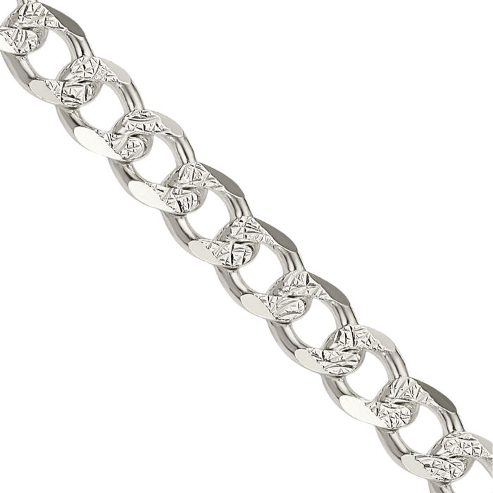 925 Sterling Silver 5.5mm Curb Link Chain Necklace