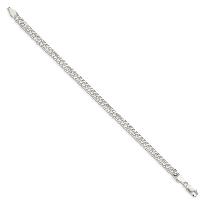 925 Sterling Silver 5.5mm Rambo Chain Bracelet