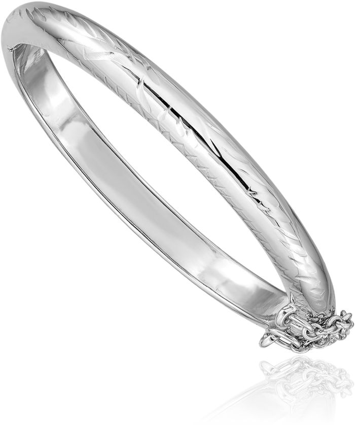 925 Sterling Silver 5mm Bangle Bracelet