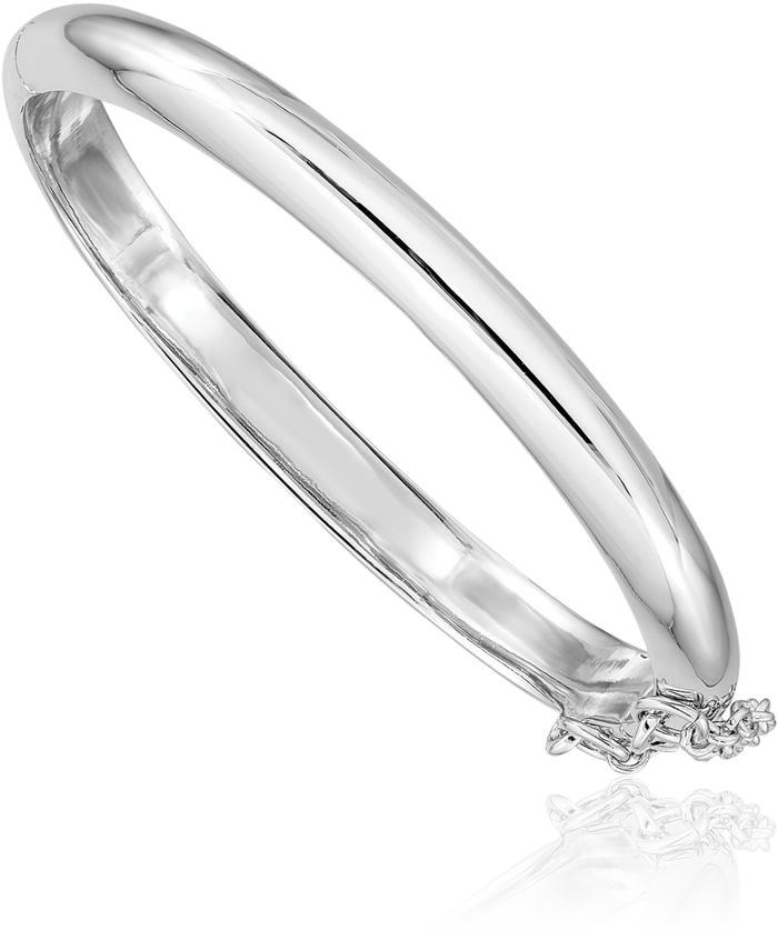 925 Sterling Silver 5mm Bangle Bracelet