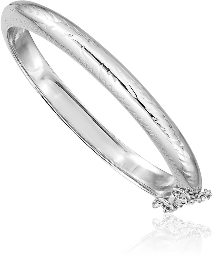 925 Sterling Silver 5mm Bangle Bracelet