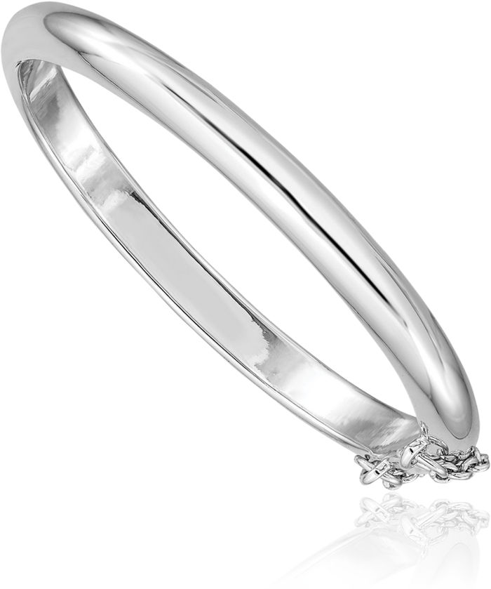 925 Sterling Silver 5mm Bangle Bracelet