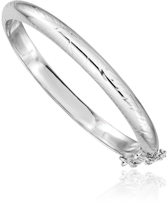 925 Sterling Silver 5mm Bangle Bracelet