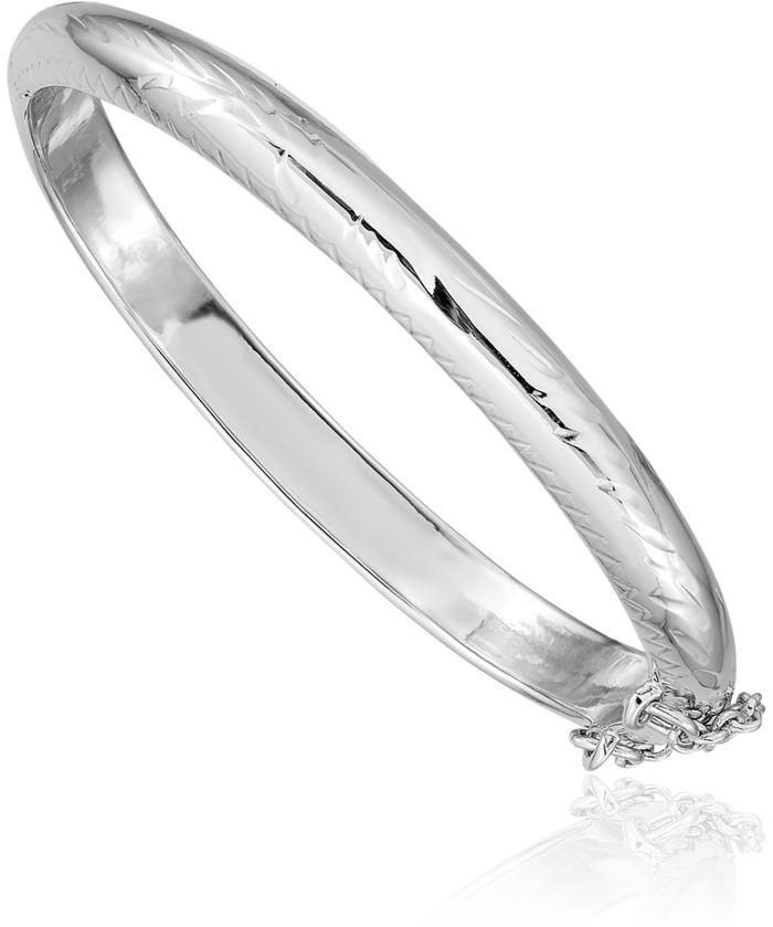 925 Sterling Silver 5mm Bangle Bracelet