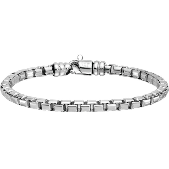 925 Sterling Silver 5mm Box Link Chain Bracelet