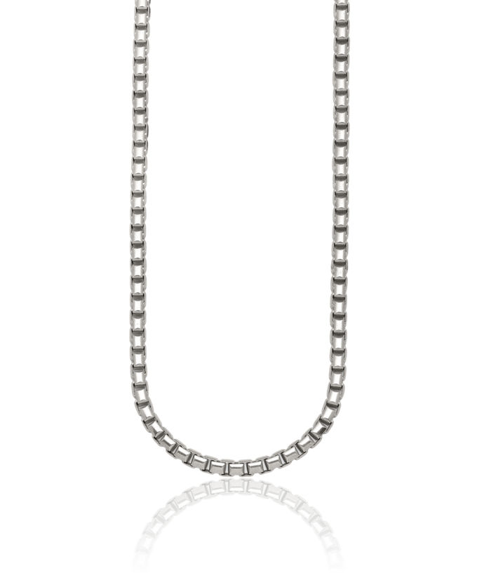 925 Sterling Silver 5mm Box Link Chain Necklace