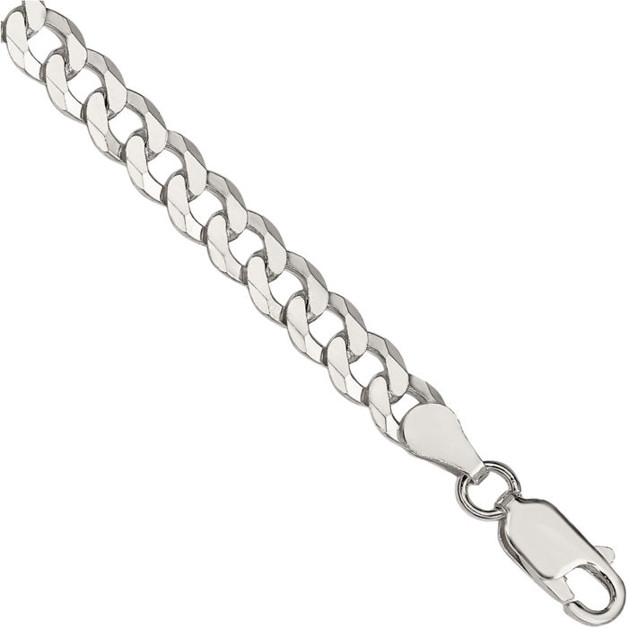 925 Sterling Silver 5mm Curb Link Chain Bracelet