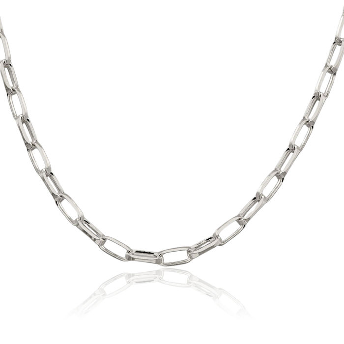 925 Sterling Silver 5mm Link Chain Necklace