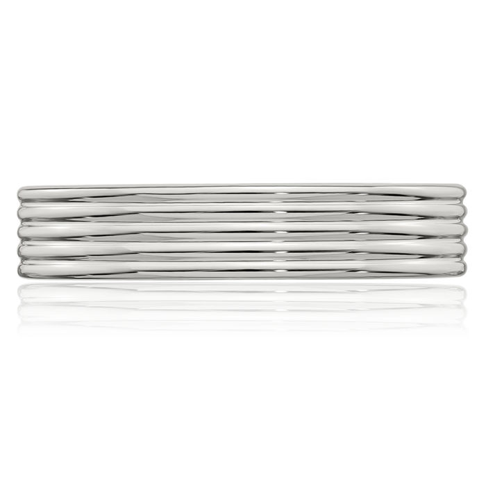 925 Sterling Silver 5mm Wedding Band Ring