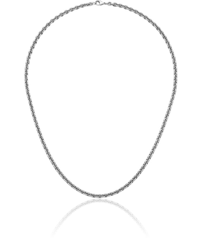 925 Sterling Silver 6.8mm Cable Rolo Link Chain Belcher Necklace