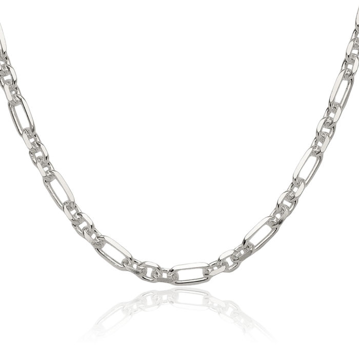 925 Sterling Silver 6mm Cable Rolo Link Chain Belcher Necklace