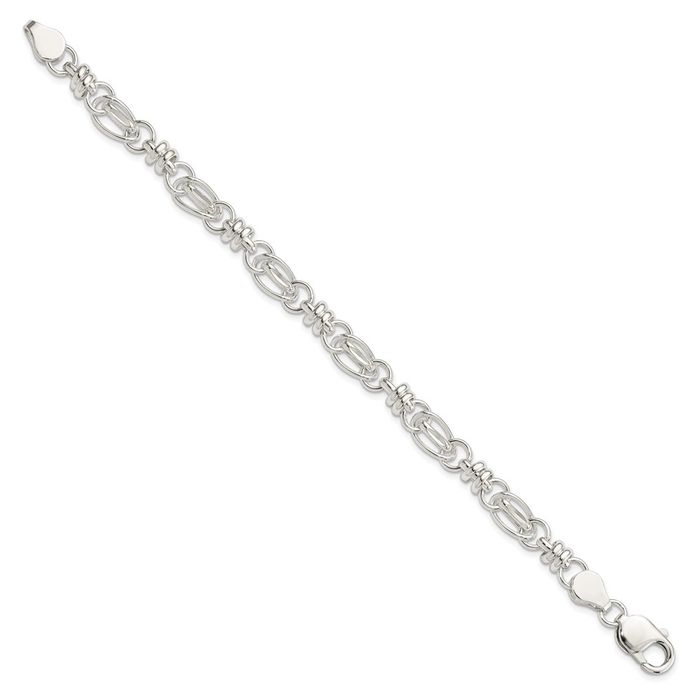 925 Sterling Silver Link Chain Bracelet