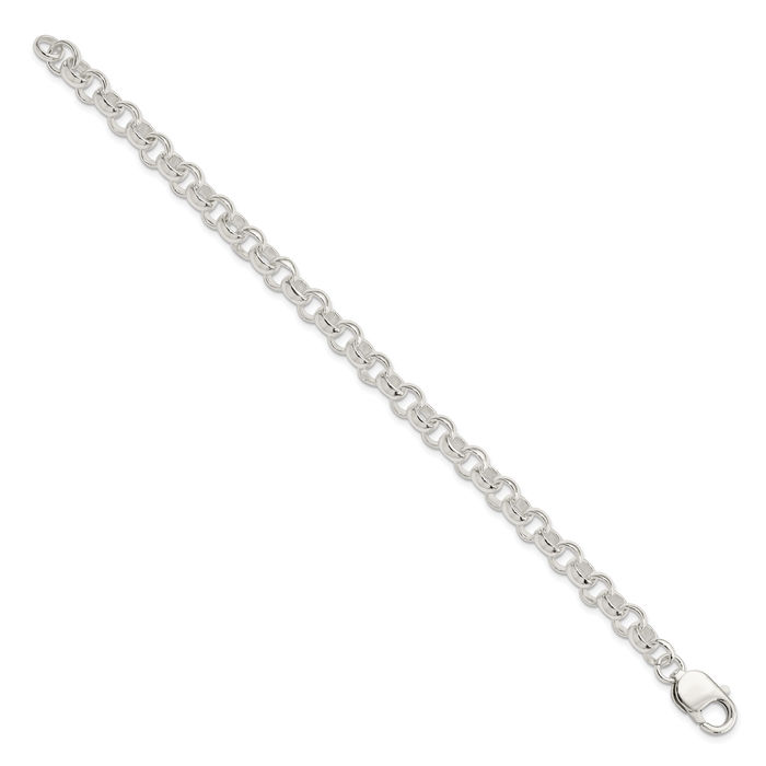 925 Sterling Silver Link Chain Bracelet