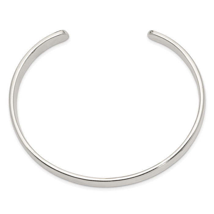 925 Sterling Silver 7mm Cuff Bracelet