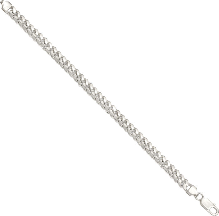 925 Sterling Silver 7mm Curb Link Chain Bracelet