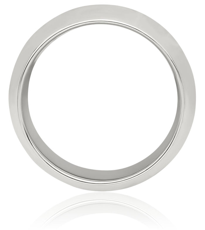 925 Sterling Silver 8mm Comfort Fit Plain Classic Wedding Band Ring