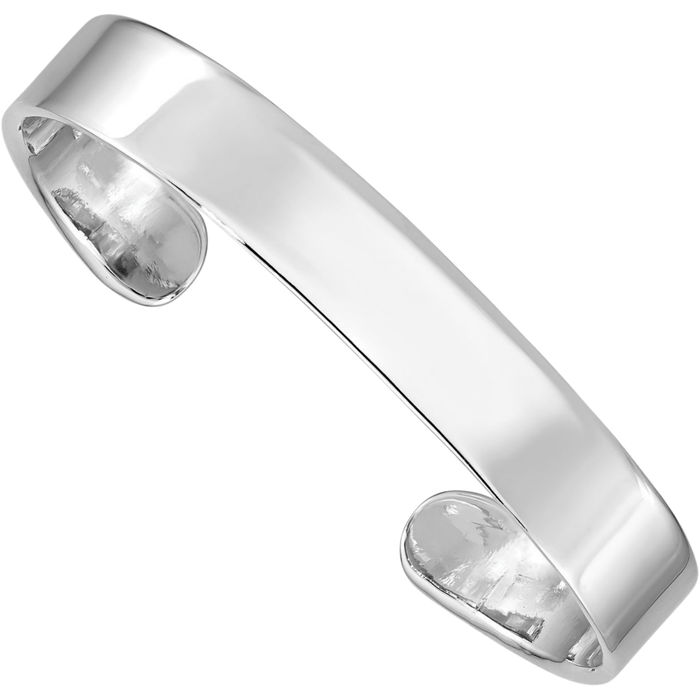 925 Sterling Silver 8mm Cuff Bracelet