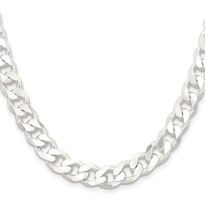 925 Sterling Silver Curb Link Chain Necklace