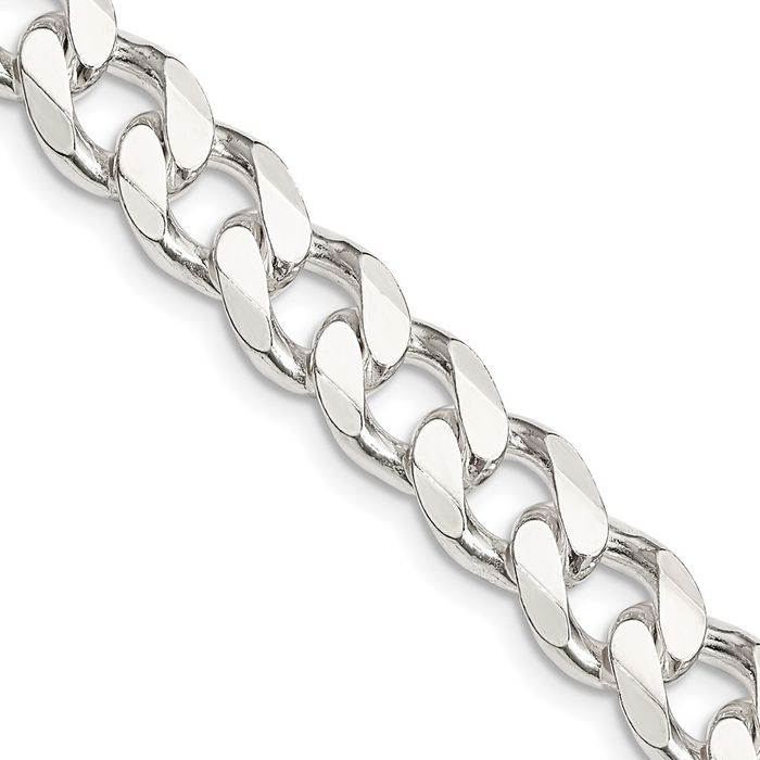 925 Sterling Silver Curb Link Chain Necklace