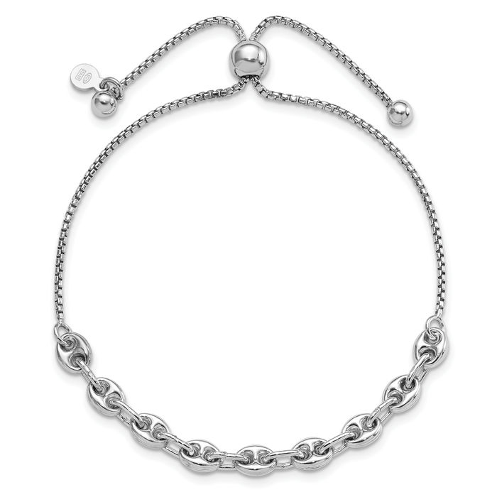 925 Sterling Silver Adjustable Wrap Bracelet