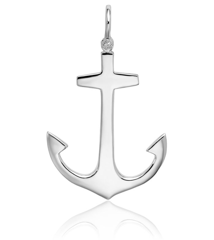 925 Sterling Silver Anchor Mariner Necklace Nautical Charm Pendant