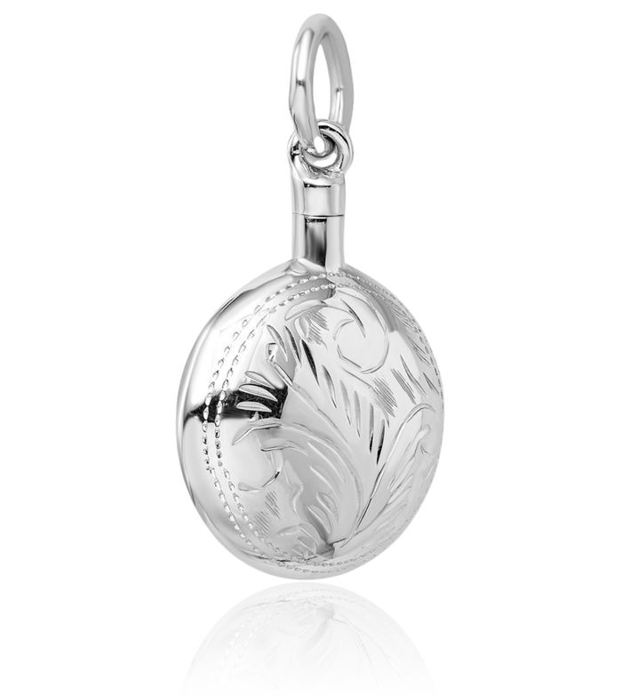 925 Sterling Silver Ash Holder Cremation Necklace Memorial Charm Urn Pendant