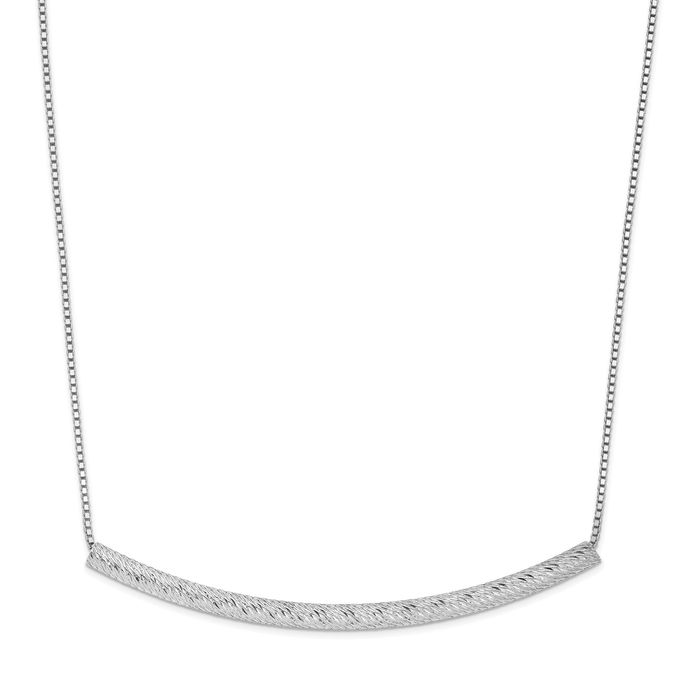 925 Sterling Silver Bar Necklace Chain