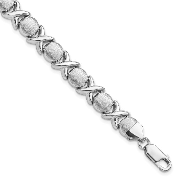 ★TATIANA★ (Silver 925) Half and Half Heart Chain Bracelet il_1080xN.6511637170_f7v8.jpg