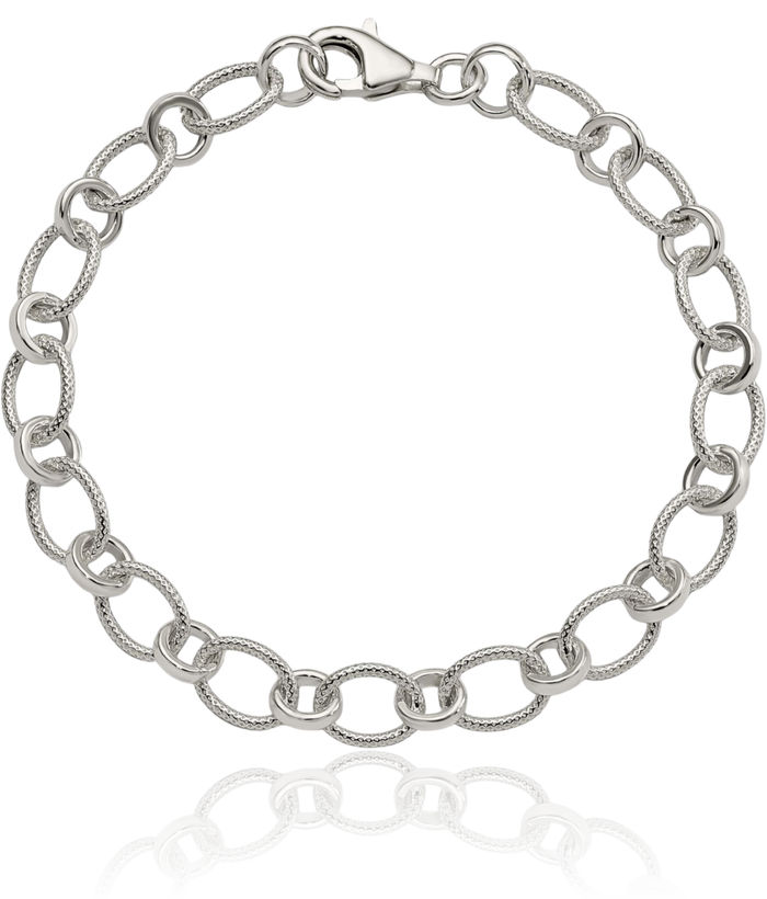 925 Sterling Silver Chain Bracelet