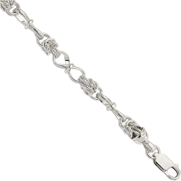 925 Sterling Silver Chain Bracelet