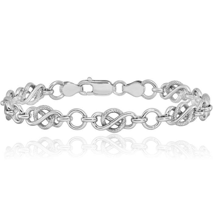 925 Sterling Silver Chain Bracelet