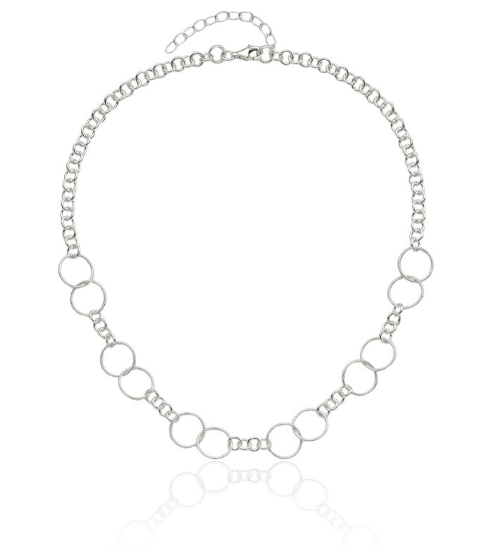 925 Sterling Silver Chain Necklace Bracelet Drop Dangle Earrings Set