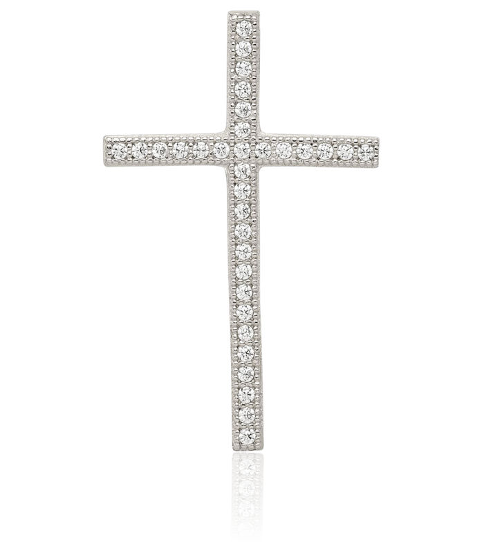 925 Sterling Silver Latin Mexican Holy Cross Necklace Religious Chain Pendant Jesus Christ Charm