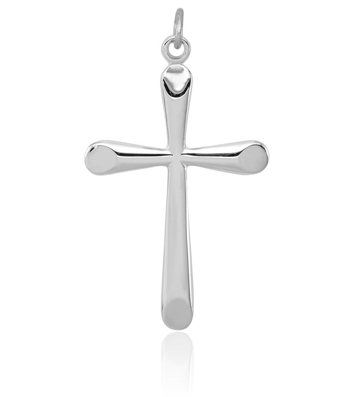 925 Sterling Silver Latin Mexican Holy Cross Necklace Religious Chain Pendant Jesus Christ Charm