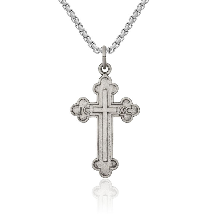 925 Sterling Silver Vintage Latin Mexican Holy Cross Necklace Religious Chain Pendant Jesus Christ Christian Charm