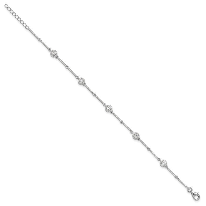 ☆TATIANA☆ Silver 925 Pearl Connect Chain Bracelet BR2186 Designer fashion, Seoul-fully created | W Concept